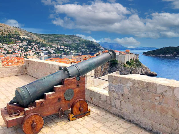 Lovrijenac fort cannon