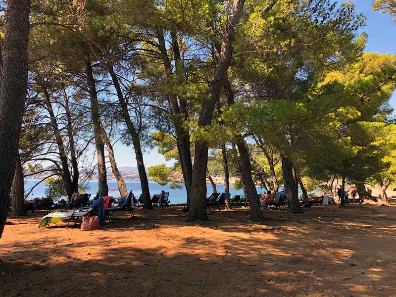 lokrum sunchairs
