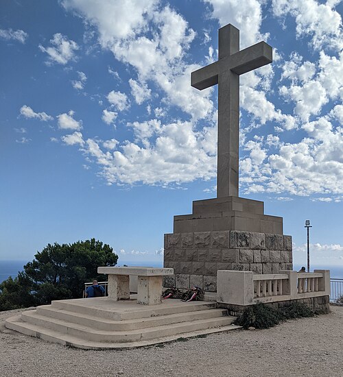 Srđ cross viewpoint, Dubrovnik